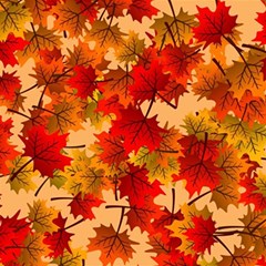 Wallpaper Background Autumn Fall Play Mat (square) by Vaneshart