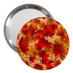 Wallpaper Background Autumn Fall 3  Handbag Mirrors by Vaneshart