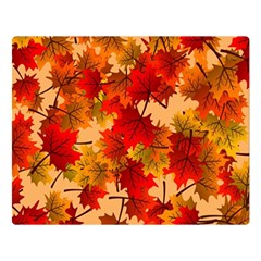 Wallpaper Background Autumn Fall Premium Plush Fleece Blanket (large) by Vaneshart