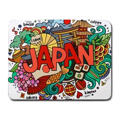 Earthquake And Tsunami Drawing Japan Illustration Small Mousepad