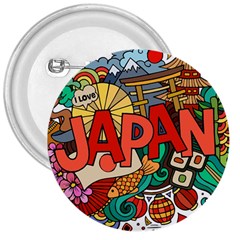 Earthquake And Tsunami Drawing Japan Illustration 3  Buttons by Vaneshart