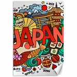 Earthquake And Tsunami Drawing Japan Illustration Canvas 20  x 30  19.62 x28.9  Canvas - 1