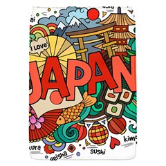 Earthquake And Tsunami Drawing Japan Illustration Removable Flap Cover (s) by Vaneshart