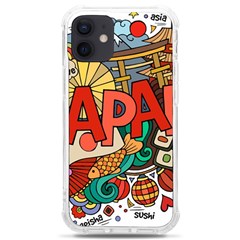 Earthquake And Tsunami Drawing Japan Illustration iPhone 12 mini TPU UV Print Case	