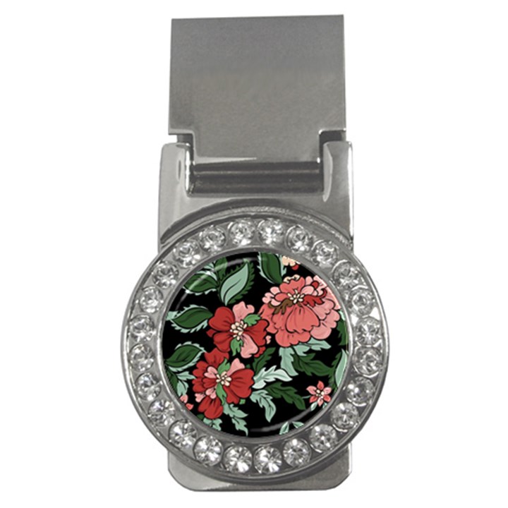 Beautiful Floral Vector Seamless Pattern Money Clips (CZ) 