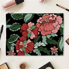 Beautiful Floral Vector Seamless Pattern Cosmetic Bag (xl) by Vaneshart