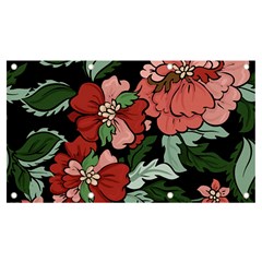 Beautiful Floral Vector Seamless Pattern Banner And Sign 7  X 4 