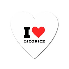 I Love Licorice Heart Magnet by ilovewhateva