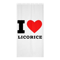 I Love Licorice Shower Curtain 36  X 72  (stall)  by ilovewhateva