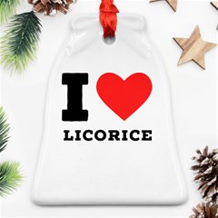 I Love Licorice Bell Ornament (two Sides) by ilovewhateva