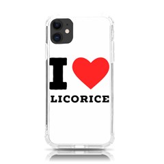 I Love Licorice Iphone 11 Tpu Uv Print Case by ilovewhateva