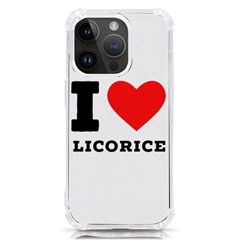 I Love Licorice Iphone 14 Pro Tpu Uv Print Case by ilovewhateva