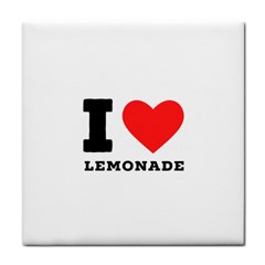 I Love Lemonade Tile Coaster by ilovewhateva