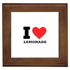 I Love Lemonade Framed Tile by ilovewhateva