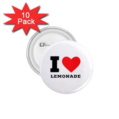 I Love Lemonade 1 75  Buttons (10 Pack) by ilovewhateva