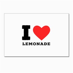 I Love Lemonade Postcard 4 x 6  (pkg Of 10) by ilovewhateva