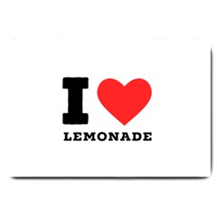 I Love Lemonade Large Doormat by ilovewhateva