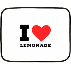 I Love Lemonade Two Sides Fleece Blanket (mini) by ilovewhateva