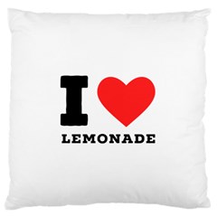 I Love Lemonade Large Cushion Case (one Side) by ilovewhateva