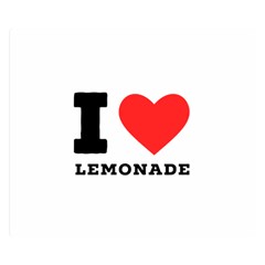 I Love Lemonade Two Sides Premium Plush Fleece Blanket (small) by ilovewhateva