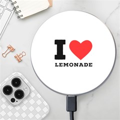 I Love Lemonade Wireless Fast Charger(white) by ilovewhateva