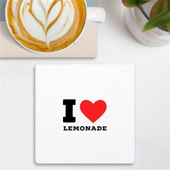 I Love Lemonade Uv Print Square Tile Coaster  by ilovewhateva