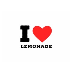 I Love Lemonade Premium Plush Fleece Blanket (extra Small) by ilovewhateva