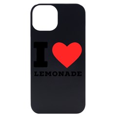 I Love Lemonade Iphone 14 Black Uv Print Case by ilovewhateva