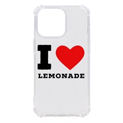 I Love Lemonade Iphone 13 Pro Tpu Uv Print Case by ilovewhateva