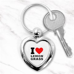 I Love Lemon Grass Key Chain (heart) by ilovewhateva