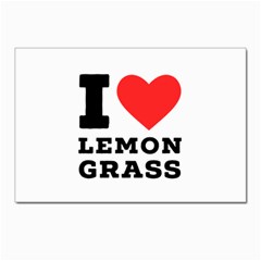 I Love Lemon Grass Postcard 4 x 6  (pkg Of 10) by ilovewhateva