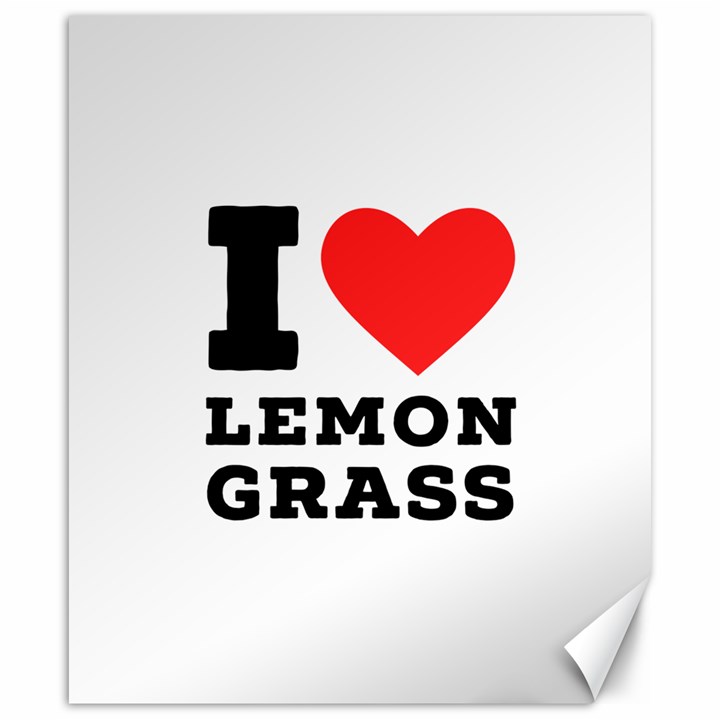 I love lemon grass Canvas 20  x 24 