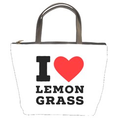 I Love Lemon Grass Bucket Bag by ilovewhateva