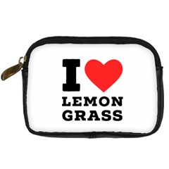 I Love Lemon Grass Digital Camera Leather Case by ilovewhateva