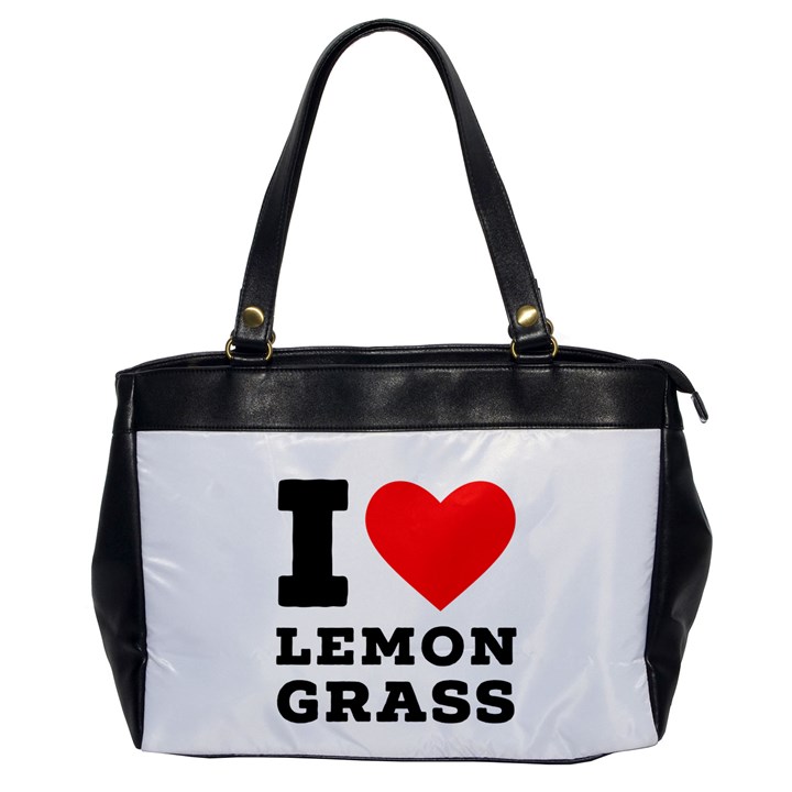 I love lemon grass Oversize Office Handbag