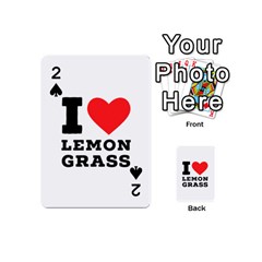 I Love Lemon Grass Playing Cards 54 Designs (mini) by ilovewhateva