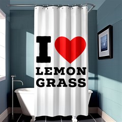 I Love Lemon Grass Shower Curtain 36  X 72  (stall)  by ilovewhateva