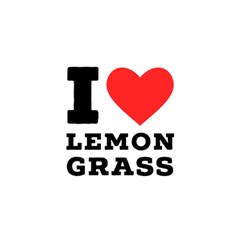 I Love Lemon Grass Play Mat (square) by ilovewhateva