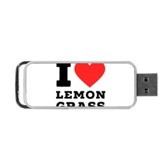 I Love Lemon Grass Portable Usb Flash (one Side) by ilovewhateva