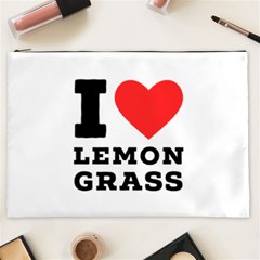 I Love Lemon Grass Cosmetic Bag (xxl) by ilovewhateva