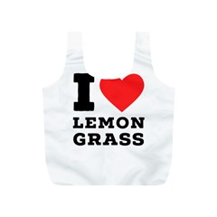 I Love Lemon Grass Full Print Recycle Bag (s) by ilovewhateva