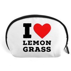 I Love Lemon Grass Accessory Pouch (large) by ilovewhateva