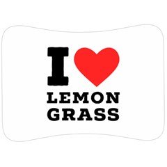 I Love Lemon Grass Velour Seat Head Rest Cushion by ilovewhateva