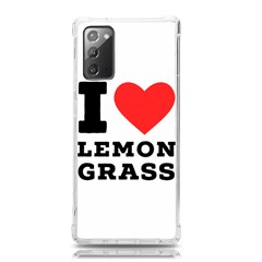 I Love Lemon Grass Samsung Galaxy Note 20 Tpu Uv Case by ilovewhateva