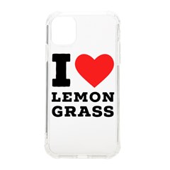 I Love Lemon Grass Iphone 11 Tpu Uv Print Case by ilovewhateva