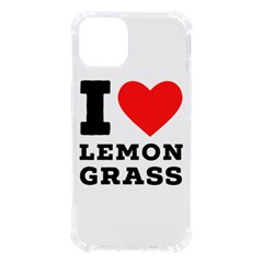 I Love Lemon Grass Iphone 13 Tpu Uv Print Case by ilovewhateva