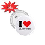 I love lavender 1.75  Buttons (10 pack) Front