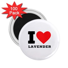 I Love Lavender 2 25  Magnets (100 Pack)  by ilovewhateva