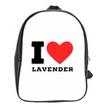 I love lavender School Bag (Large) Front