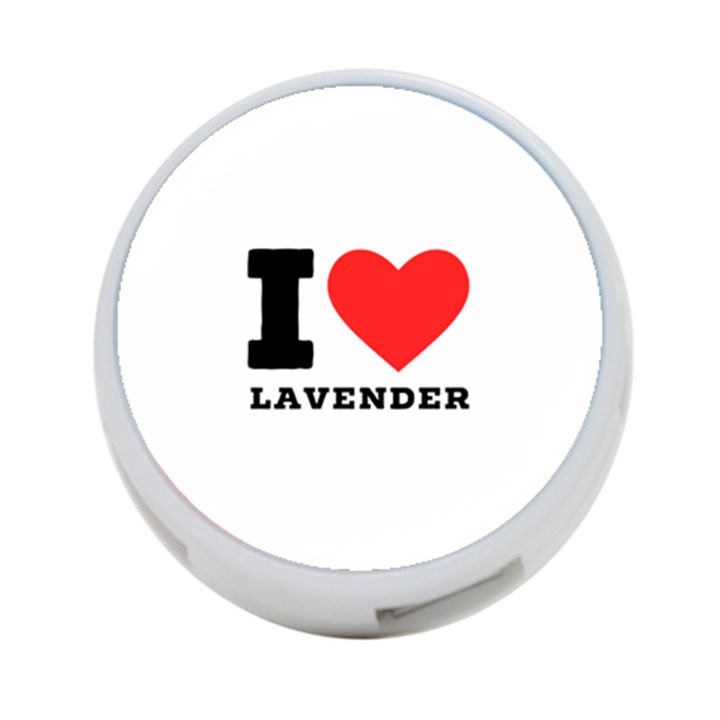 I love lavender 4-Port USB Hub (Two Sides)